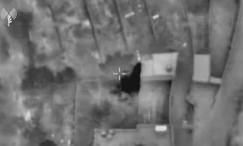 צה"ל תקף משגר נ"ט של חיזבאללה בלבנון | תיעוד