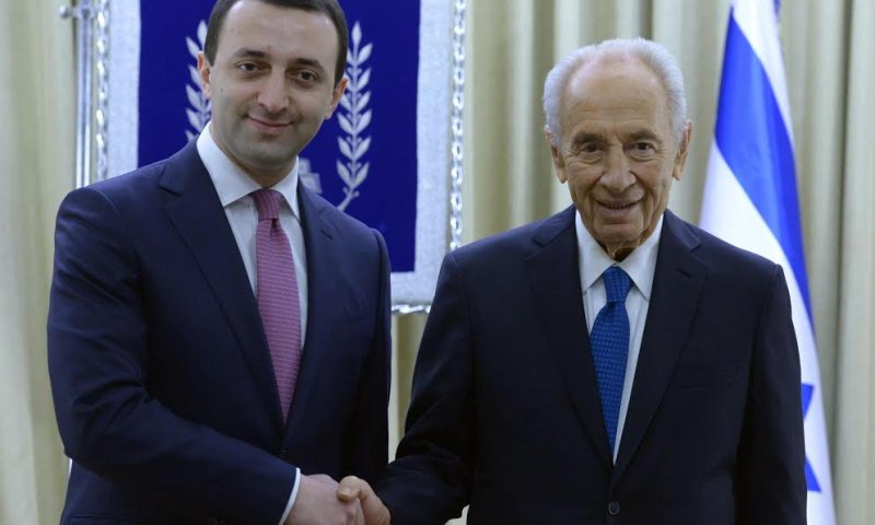 הנשיא פרס לראש-ממשלת גאורגיה: "אסור לנו להחמיץ את ההזדמנות לשלום"