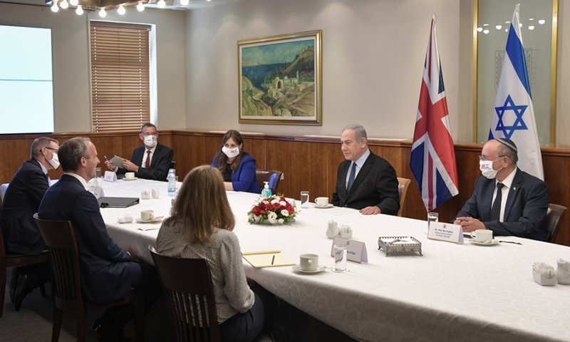 נתניהו לשר הבריטי: "מצפים לשינוי מדיניות נגד איראן"