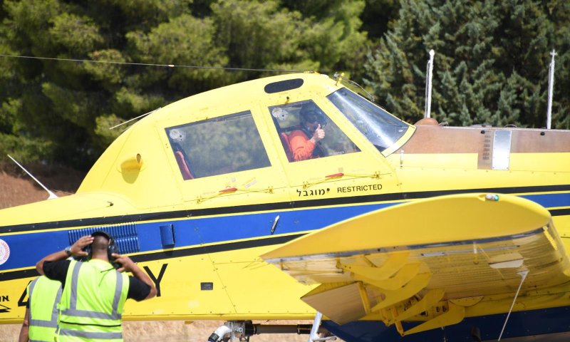 משלחת הסיוע לשריפות ביוון חזרה לארץ