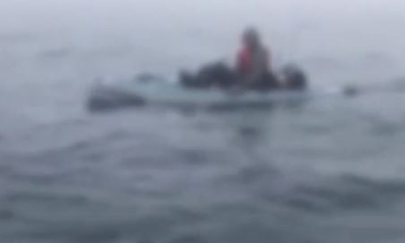 צפו: כך חולץ שייט שנעלם בערפל 3 קילומטרים מהחוף