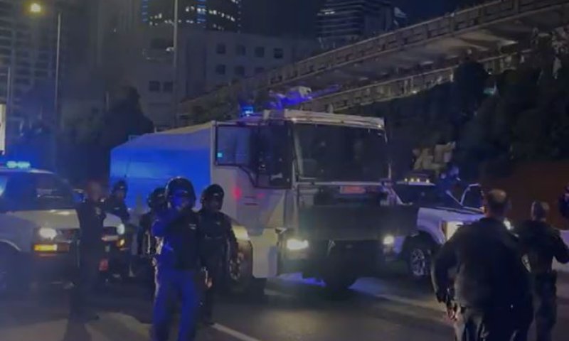 המכ"תזית הוקפצה לאיילון כדי לפנות את החוסמים