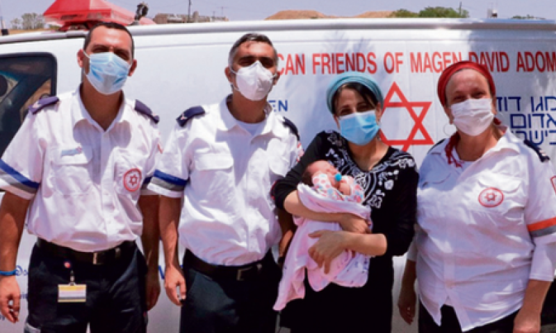 הלידה הראשונה בתפקיד &ndash; של אשתו