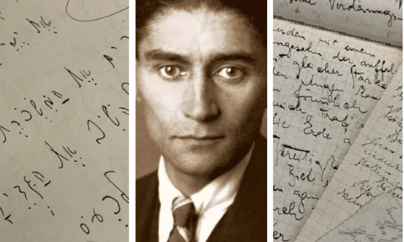 מאות כתבי יד של קפקא נחשפו, גם בעברית