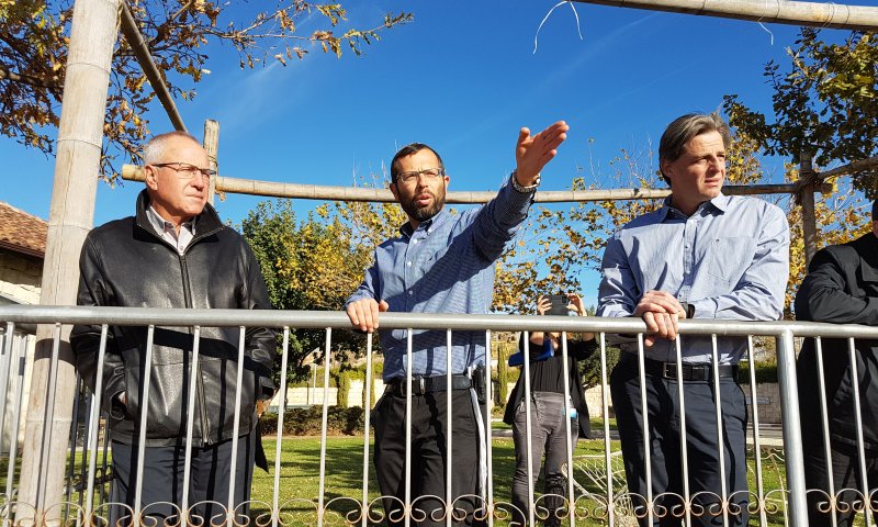 מנכ"ל מכבי בסיור מיוחד באיזור בנימין