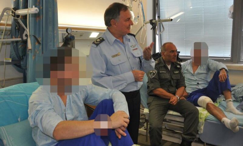 המפכ"ל ביקר את לוחמי הימ"מ שנפצעו בג'נין: "גאה בכם"