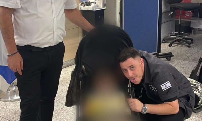 צפו: פעוטה נשכחה בתחנת הרכבת והושבה למשפחה