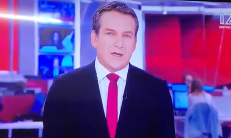 אופס: כשמגיש החדשות "רצח את נתניהו" &bull; צפו