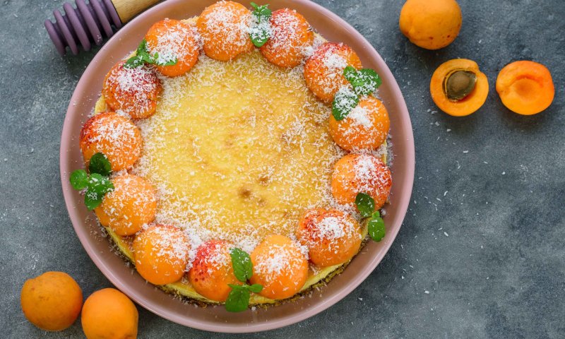 מתוק ומיוחד: מתכון לעוגת גבינה עם משמש