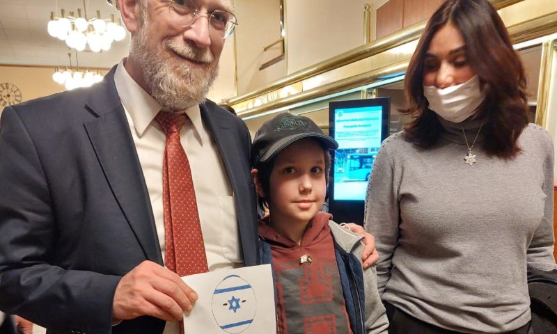 הילד שנמלט מאוקראינה במחווה שריגשה את הח"כים