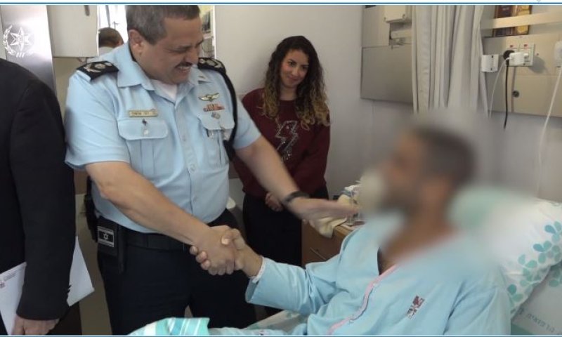 המפכ"ל בביקור לוחמי הימ"מ: "מצדיע לכם"