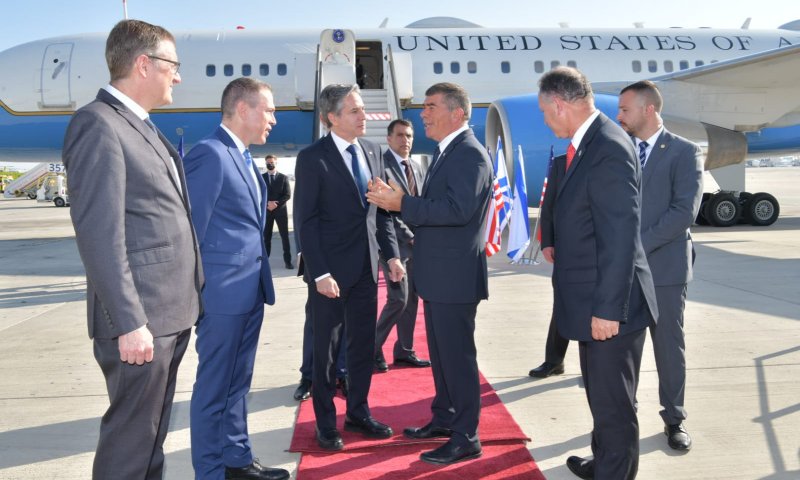 ביקור ראשון בארץ: אנתוני בלינקן נחת בישראל