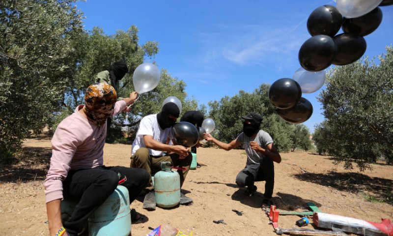 טרור הבלונים: מעל ל-20 שריפות בעוטף עזה