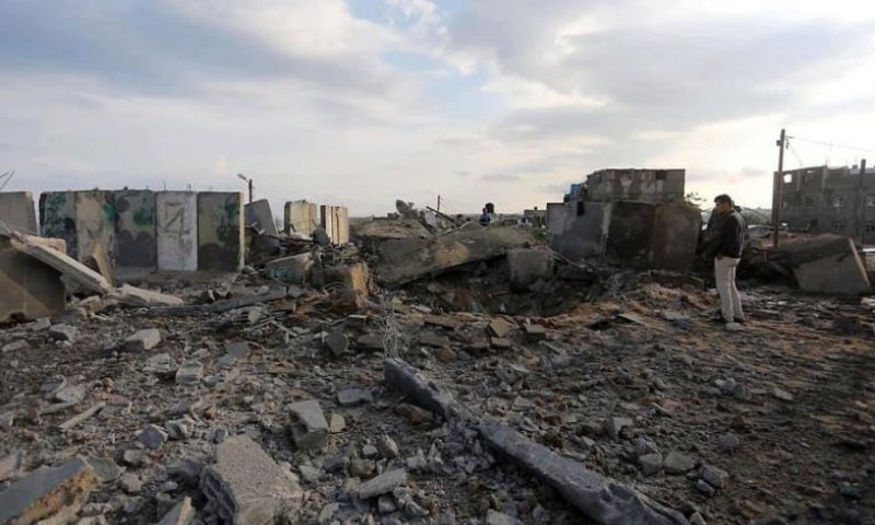 דיונות? כך נראית עזה אחרי תקיפת חיל האוויר. תיעוד