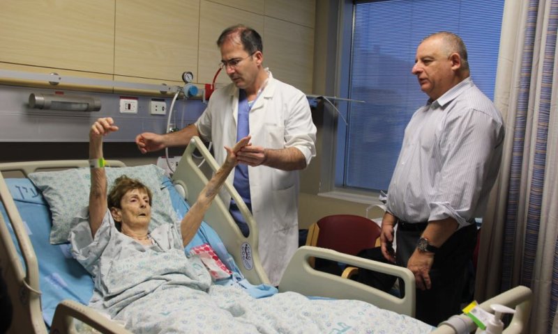 הדסה:&nbsp;צנתור מוח מוצלח הציל אישה בת 90&nbsp;