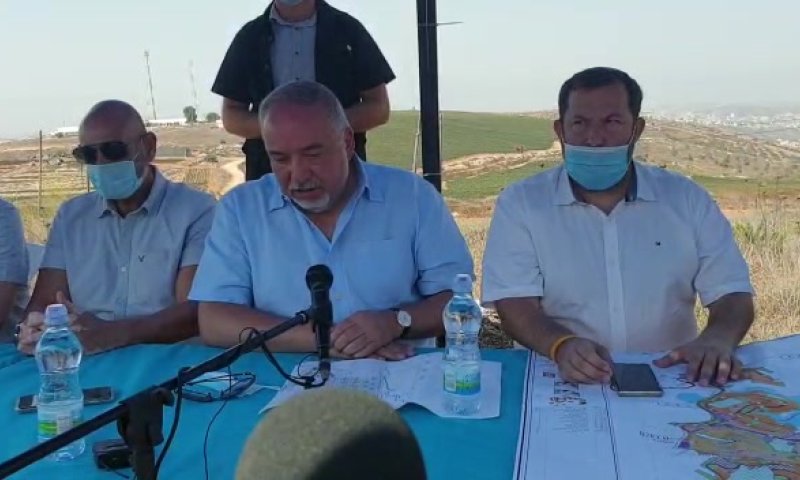 ליברמן בשומרון: כשתהיה ממשלת ימין אני אהיה שם