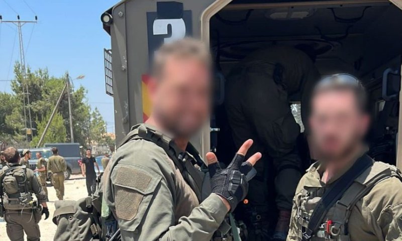 לוחם דובדבן שנפצע חזר מבית החולים להילחם