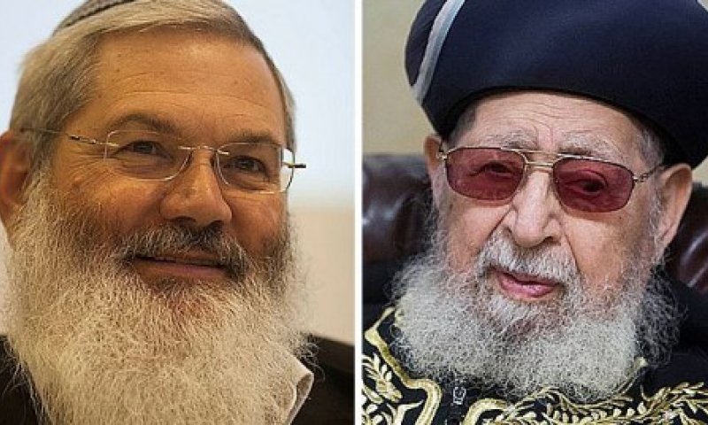 הרב בן דהן ערך תפילה לרפואת הרב עובדיה: "הוא נתן לי צ'פחות וחייך אליי"