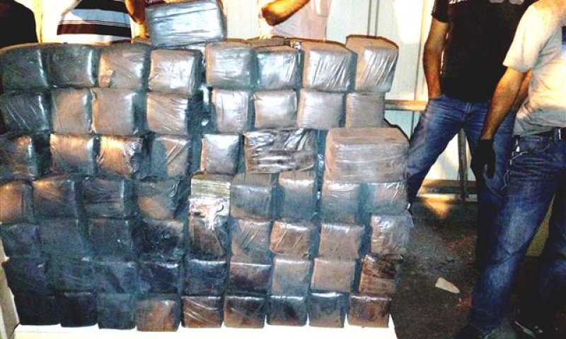 סוכל ניסיון הברחה של 320 ק"ג חשיש מסיני