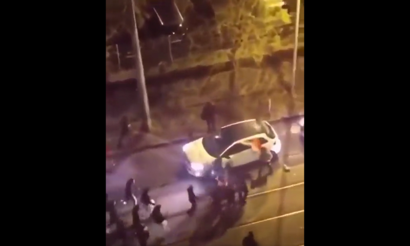 תיעוד קשה: ילד נדרס בעימותים לאחר המשחק בצרפת