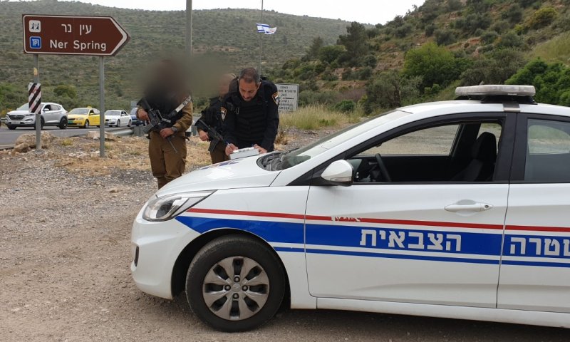 המשטרה פשטה על כבישי יו"ש- 600 דו"חות בשבוע