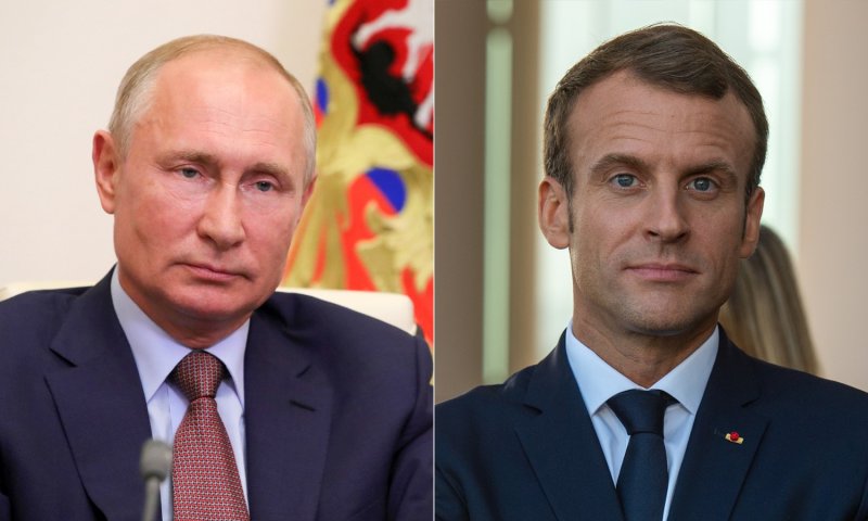 החשש מפלישה: מקרון ירגיע את פוטין?