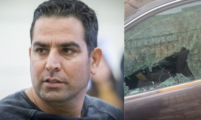 "תוצאה של הסתה": רכבו של מני נפתלי נפרץ והושחת