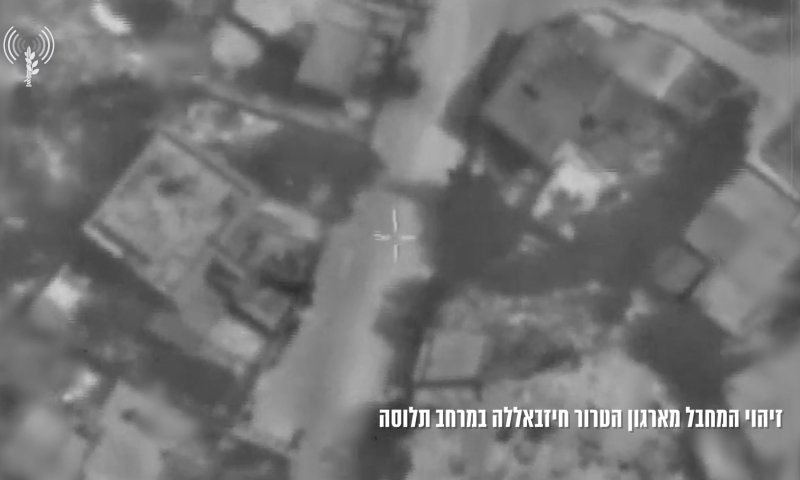 תיעוד: מחבל חיזבאללה זוהה במרחב שיגור והותקף