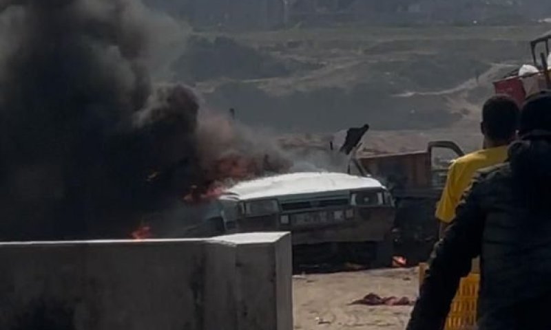 צה"ל תקף רכב ברצועת עזה: "הפר את המתווה המוסכם"