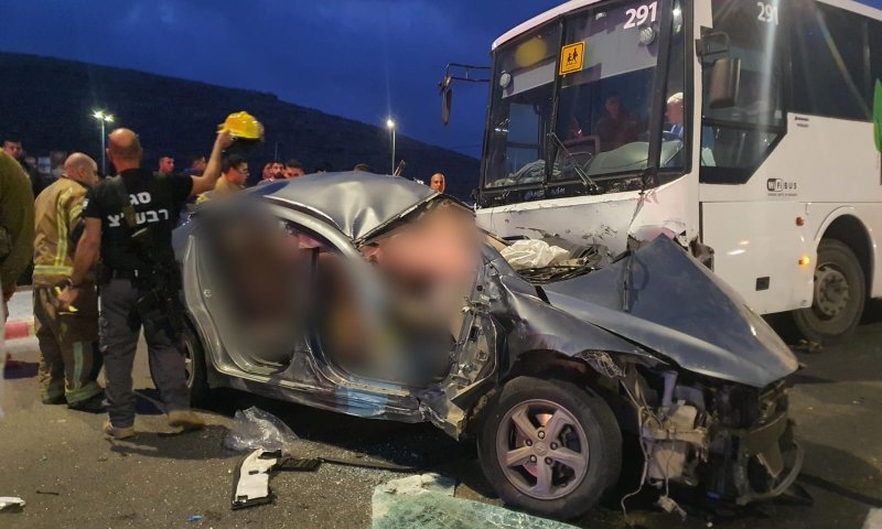 תאונה קטלנית בכביש 446: שתי נשים נהרגו