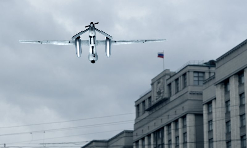 שוב: מגדל ניזוק מתקיפת כטב"מים במוסקבה