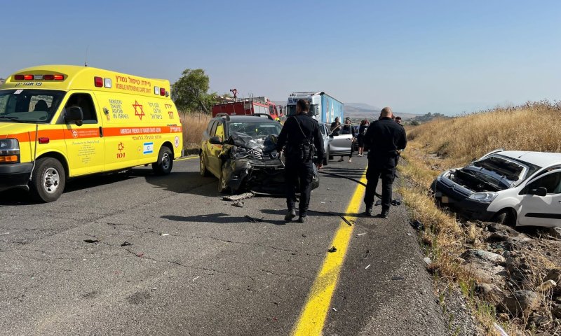 שני פצועים קשה בתאונות דרכים בקצרין ובראשל"צ