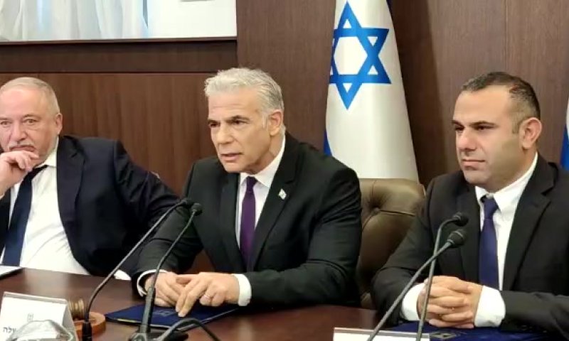 לפיד: "בפתחו של שבוע היסטורי"