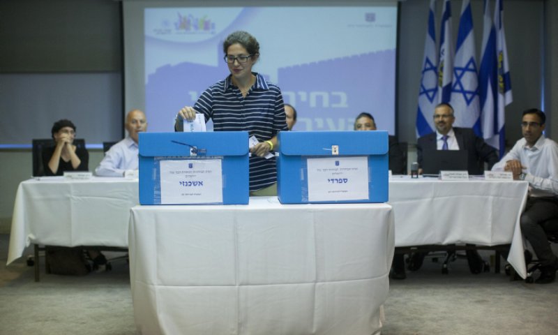 תיעוד: רגעי ההכרעה בבחירות לרבנות ירושלים