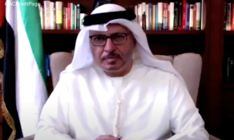 שר החוץ של האמירויות: "הסכם הנשק קדם לשלום"