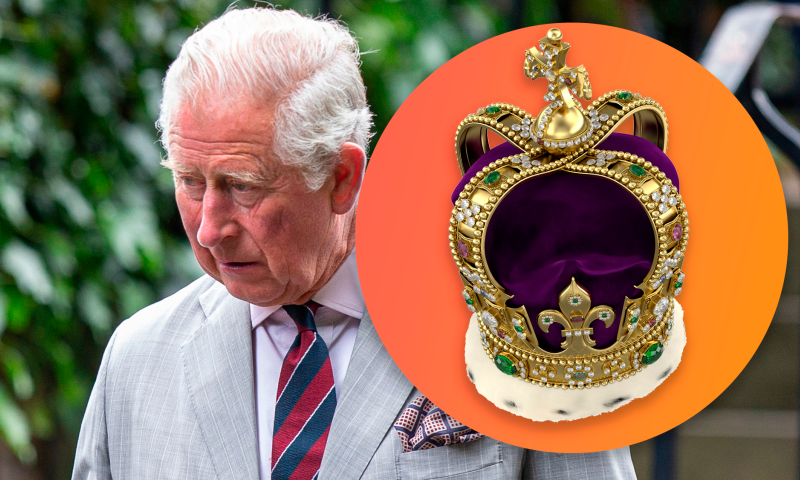 אופס: הכתר המלכותי לא מתאים לראש של המלך