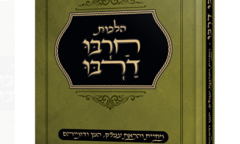 ספר חדש: הלכות חַרְבּוּ דַרְבּוּ
