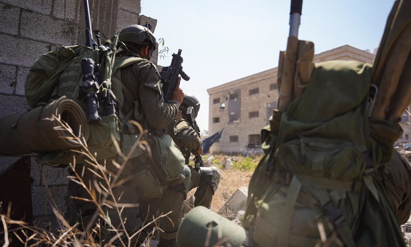 צה"ל השמיד עמדת שיגור מרגמות בתוך פיר ברפיח