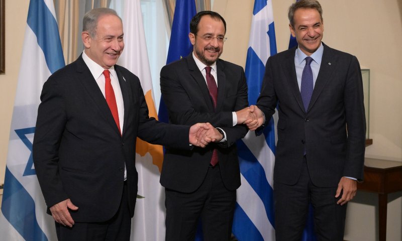 בדרך לכוח צבאי משותף? נתניהו ייפגש מחר עם ראשי יוון וקפריסין