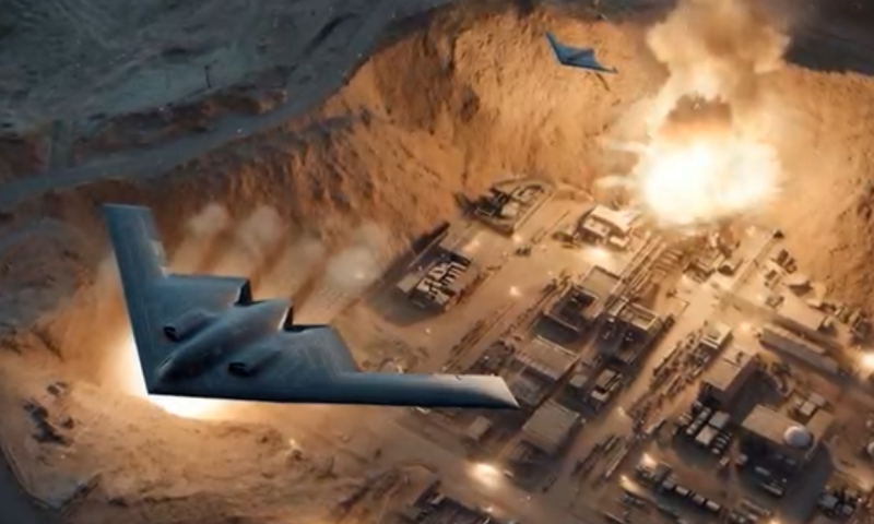 מטורף: התקיפה האמריקאית באיראן כפי שלא ראיתם. צפו