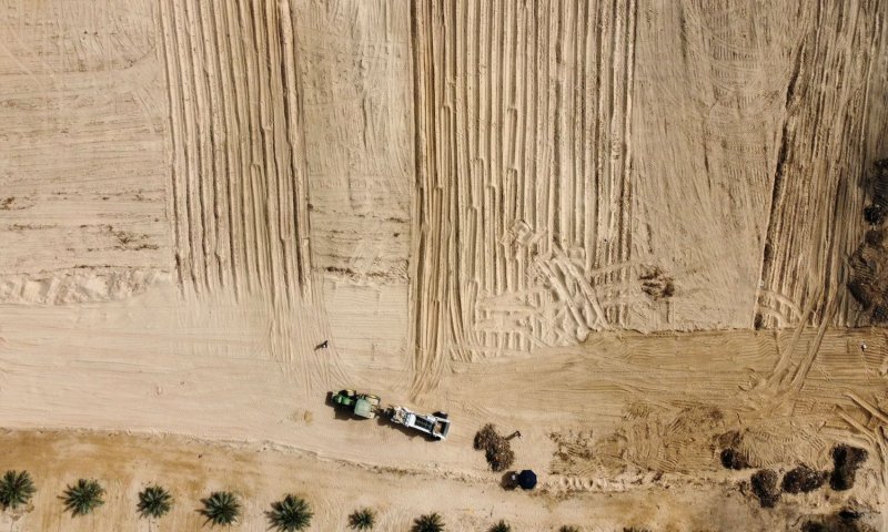 מדהים: כך נראה 1,700 דונם של שדות מוקשים שפונו