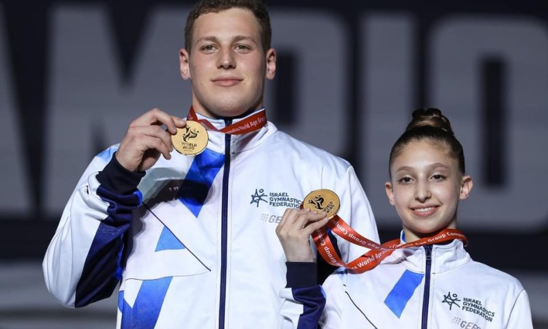 אלוף העולם באקרובטיקה: תושב הישוב סלעית בשומרון