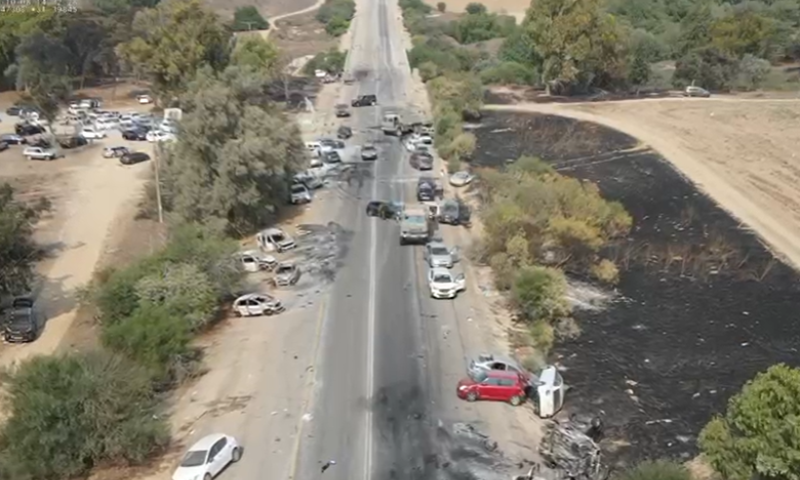תיעוד:כך נראה האתר ברעים בו נערך הטבח של חמאס