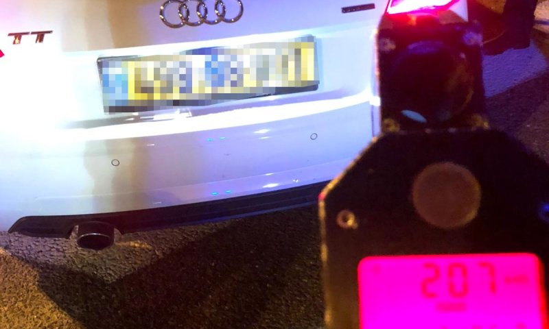 כביש החוף: נהג צעיר בן 19 טס במהירות 207 קמ"ש