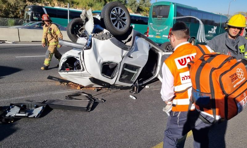 תאונה קשה נוספת: שישה פצועים, בהם נערה בת 12
