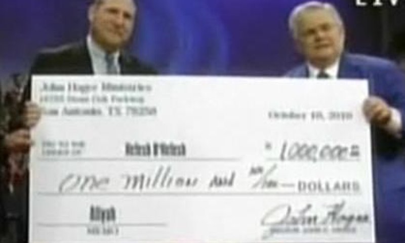 זוכה פרס מוסקוביץ' לציונות ממומן על ידי נוצרים