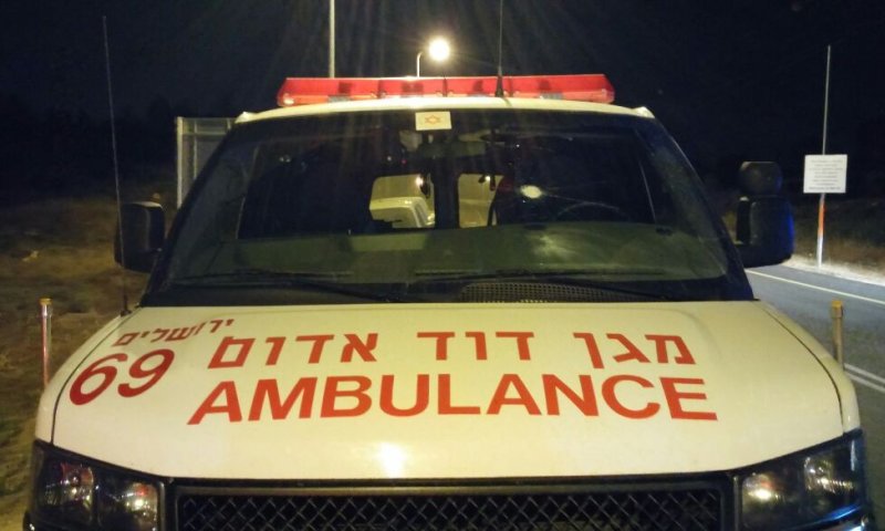 ערבים פתחו באש לעבר אמבולנס ליד בית-אל