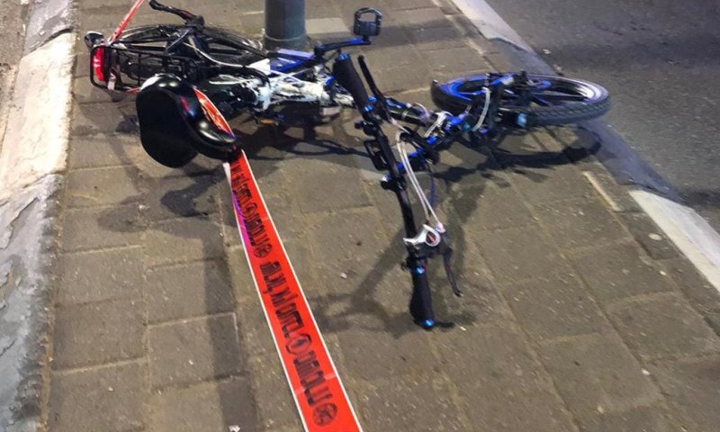 כביש 667: רוכב אופניים החליק בכביש ונהרג