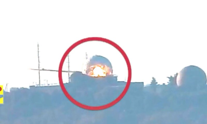 חיזבאללה מפרסם תיעוד של פגיעות בבסיס הר מירון