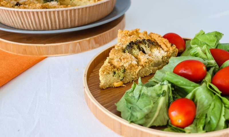 מתכון לפשטידה טבעונית דלת קלוריות ללא גלוטן